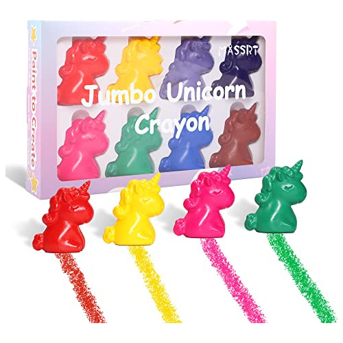 Crayones Gigantes De Unicornio Massrt Para Niños Pequeños